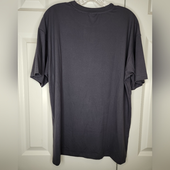 NWOT Zyia Men's Active Tee Charcoal grey Size Large - Picture 2 of 4